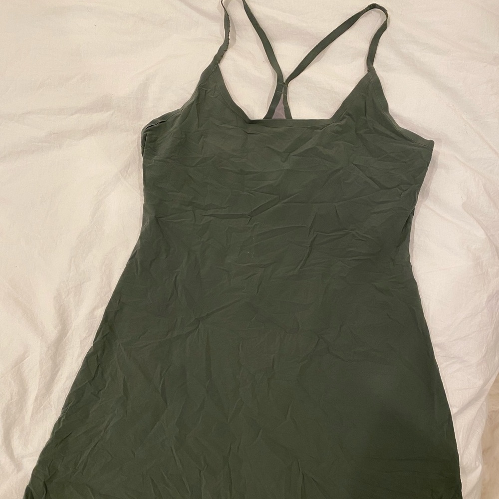 Outdoor Voices Exercise Dress in Evergreen